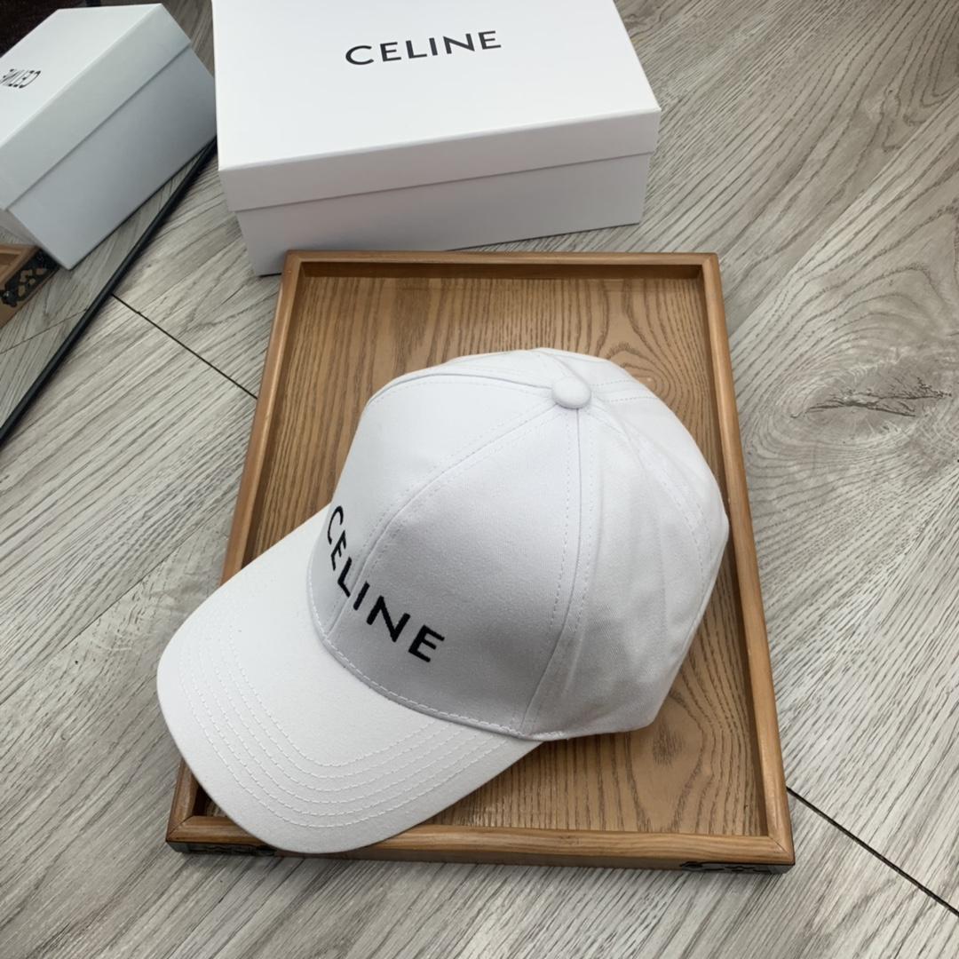 Celine Baseball Cap In Cotton - FashionPlug