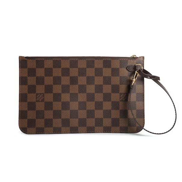 Louis Vuitton Damier Ebene Neverfull MM Pochette  - FashionPlug