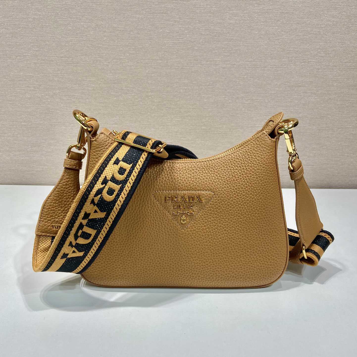 Prada Leather Shoulder Bag - FashionPlug