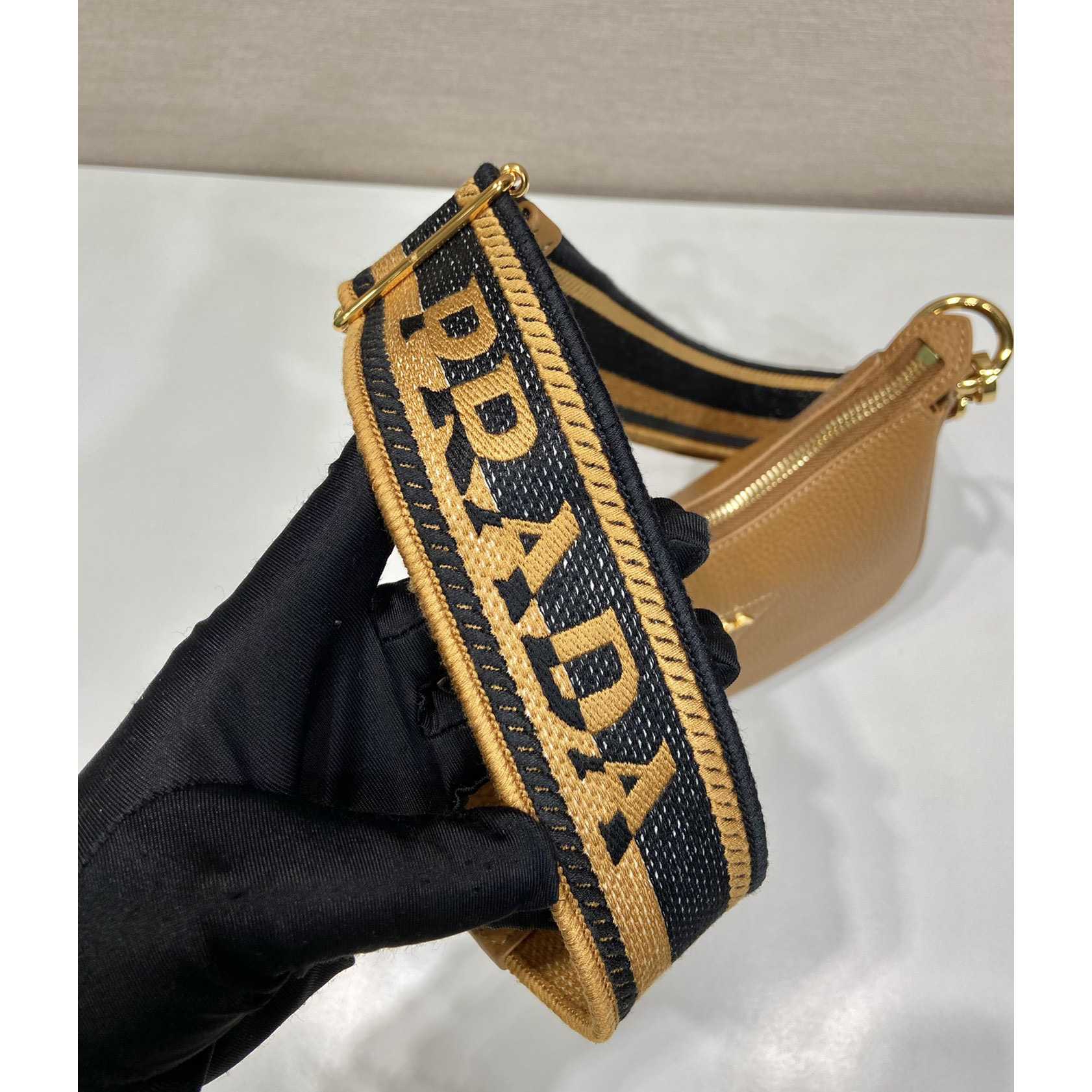 Prada Leather Shoulder Bag - FashionPlug