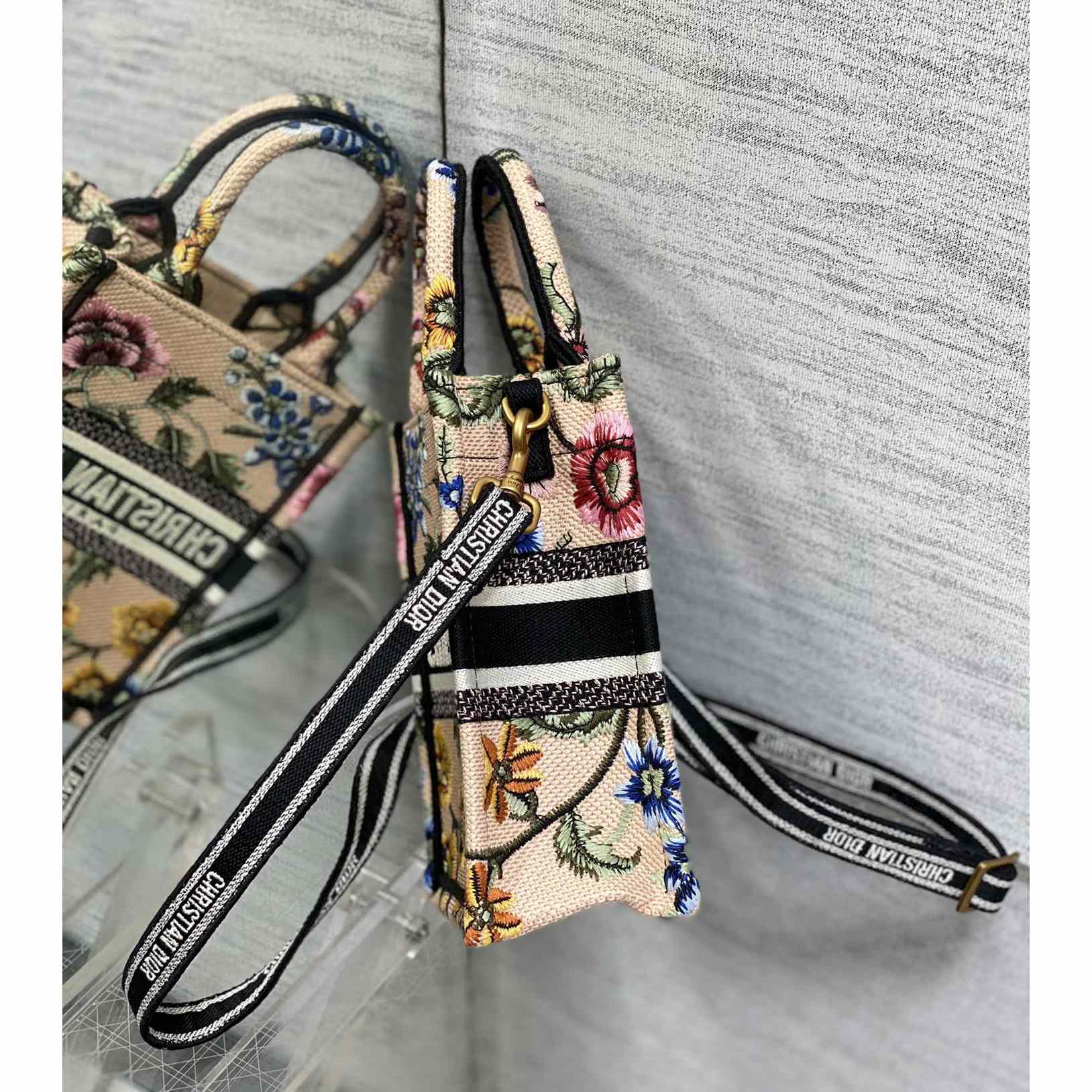 Dior Mini Dior Book Tote Phone Bag - FashionPlug