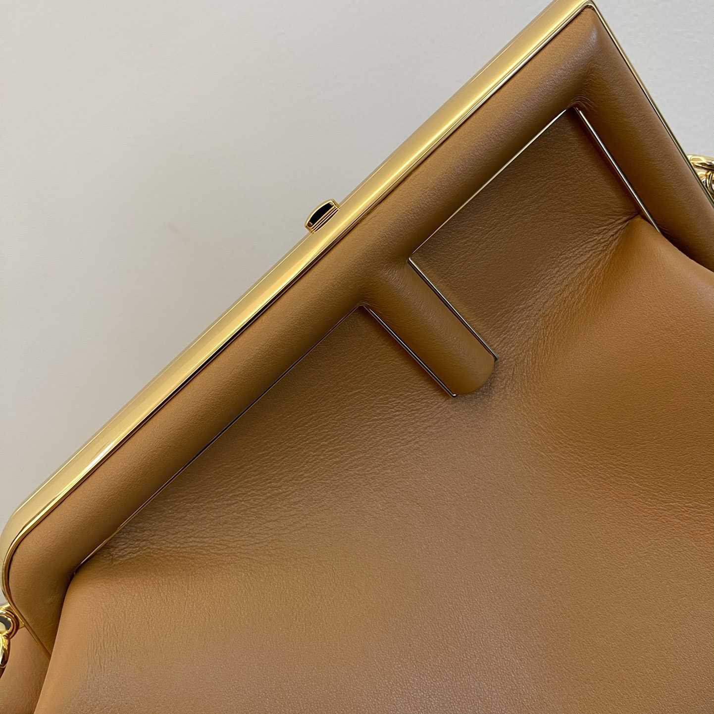 Fendi First Medium Brown Leather Bag - FashionPlug