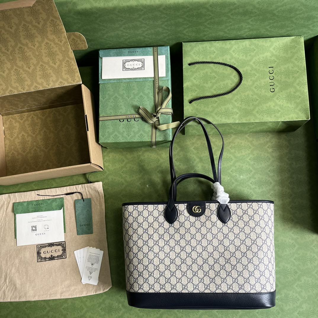 Gucci Ophidia Medium Tote Bag(38.5-28.5-15cm) - FashionPlug