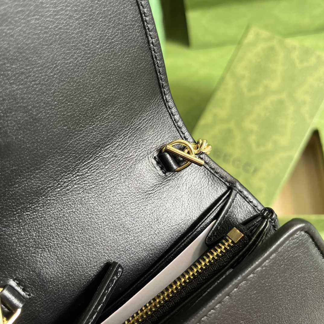 Gucci Blondie Medium Chain Wallet(12.5-11-2.5cm) - FashionPlug