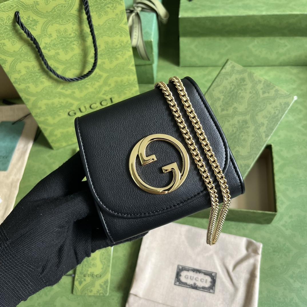 Gucci Blondie Medium Chain Wallet(12.5-11-2.5cm) - FashionPlug