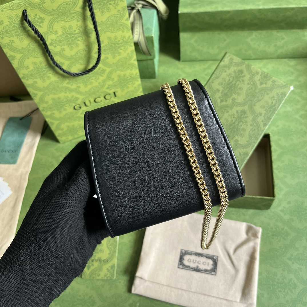 Gucci Blondie Medium Chain Wallet(12.5-11-2.5cm) - FashionPlug