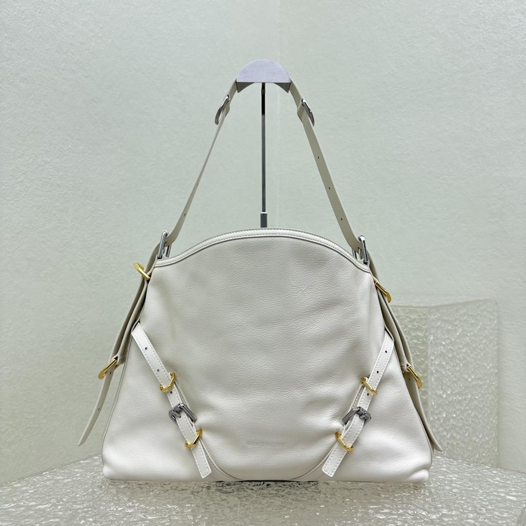 Givenchy Medium Voyou Bag In Leather(32-37-6.5cm) - FashionPlug