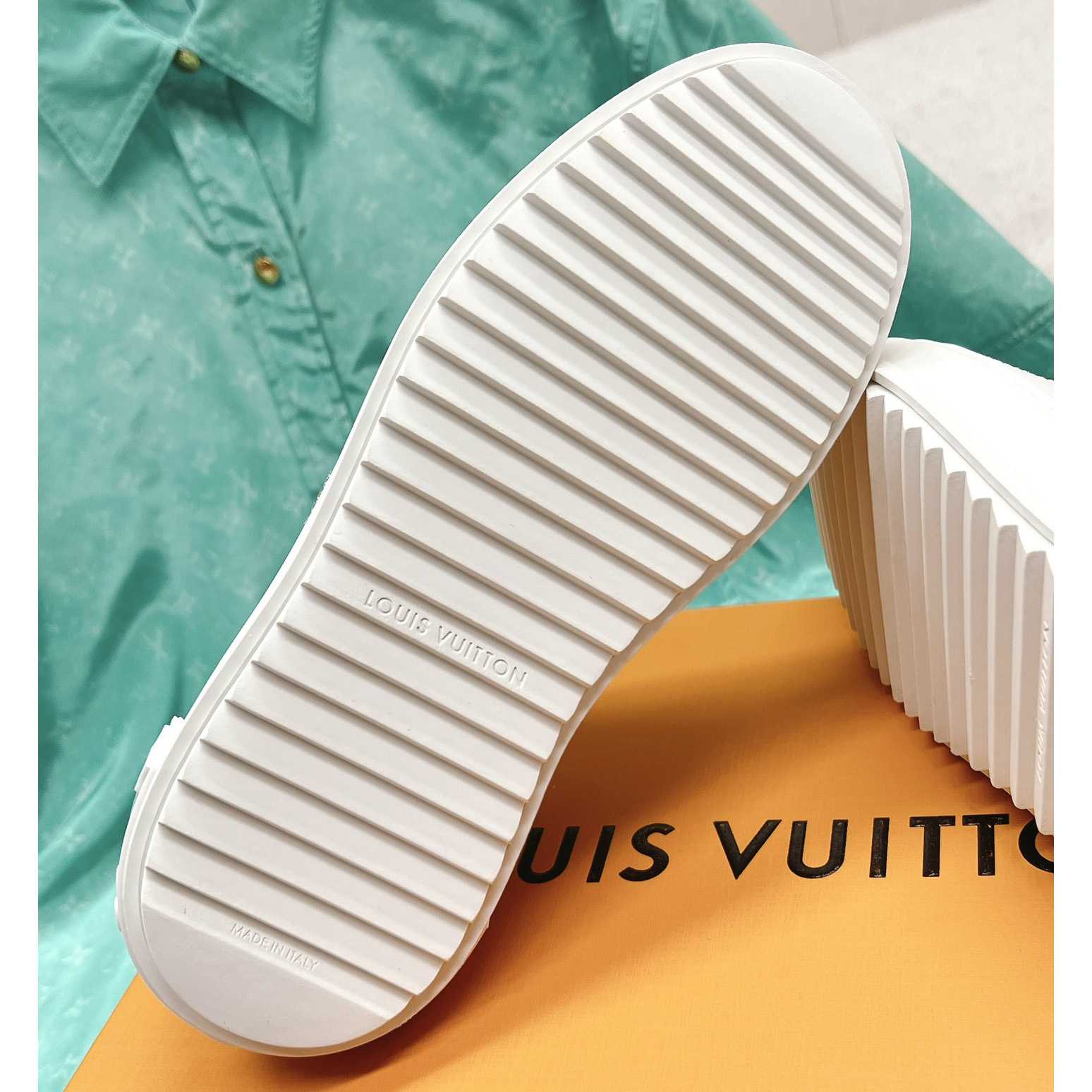 Louis Vuitton Time Out Sneaker (upon uk size)  1AAW10 - FashionPlug