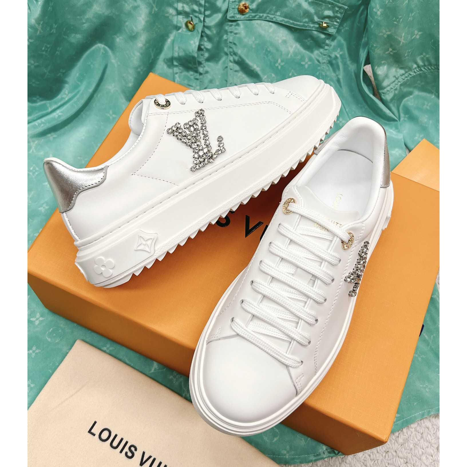 Louis Vuitton Time Out Sneaker (upon uk size)  1AAW10 - FashionPlug