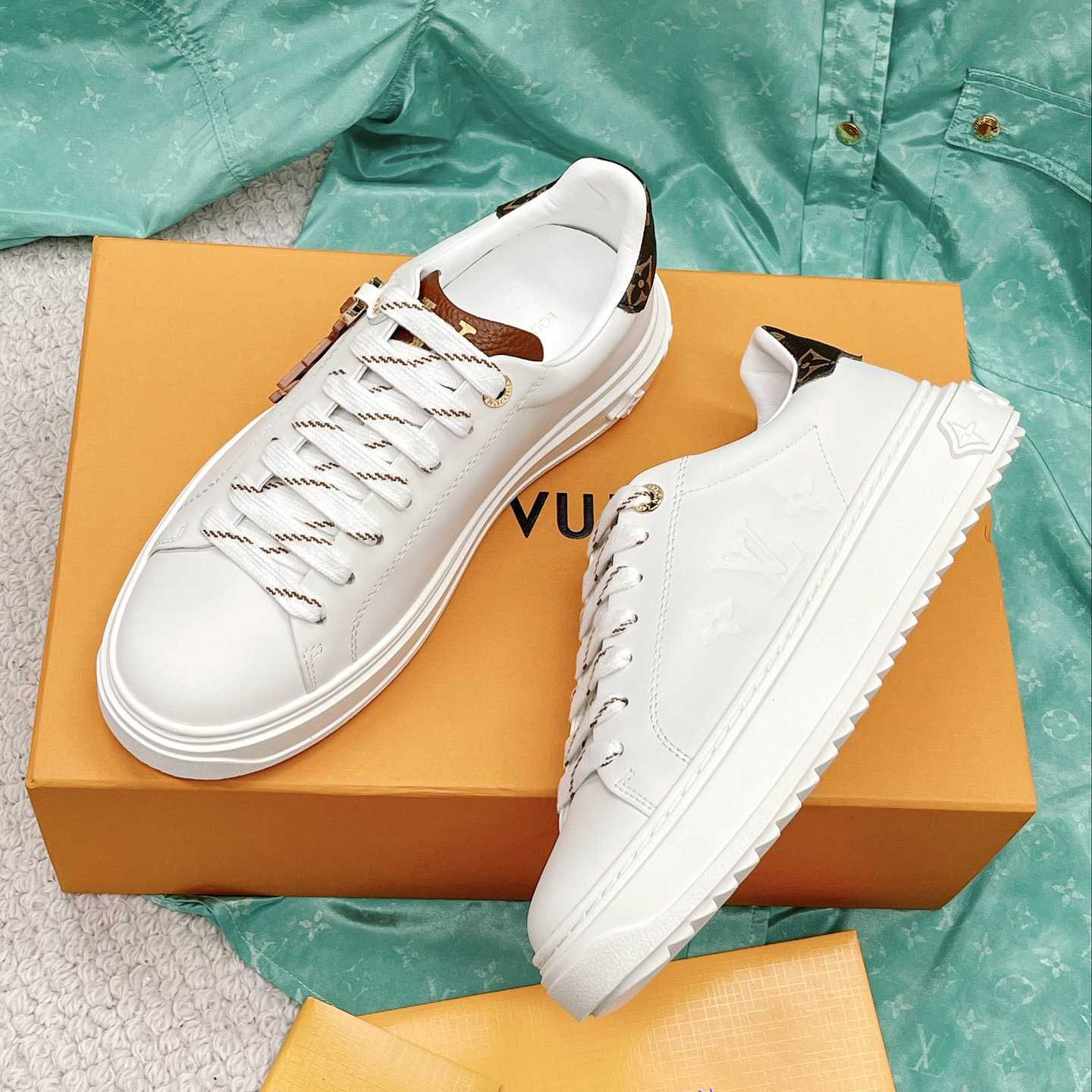 Louis Vuitton Time Out Sneaker (upon uk size)      - FashionPlug
