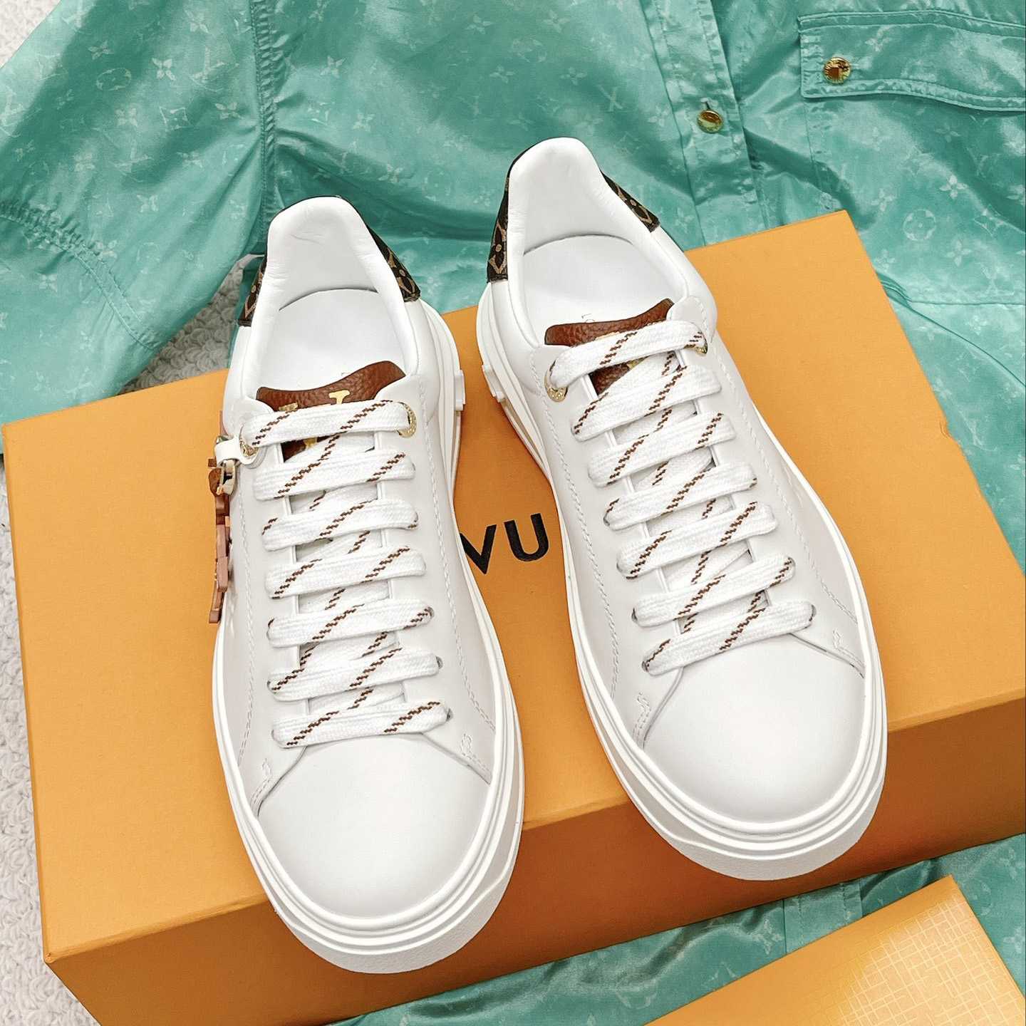 Louis Vuitton Time Out Sneaker (upon uk size)      - FashionPlug