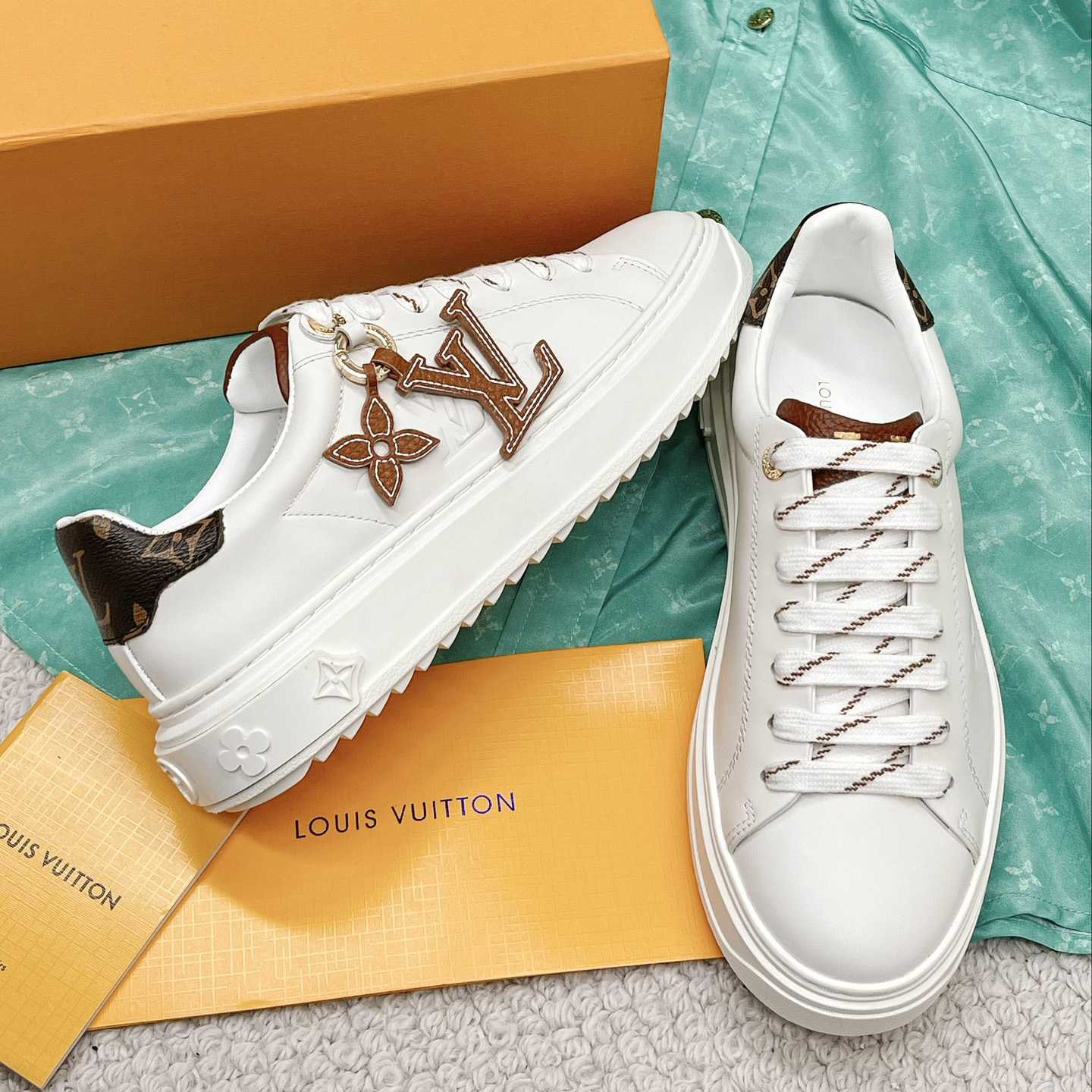 Louis Vuitton Time Out Sneaker (upon uk size)      - FashionPlug