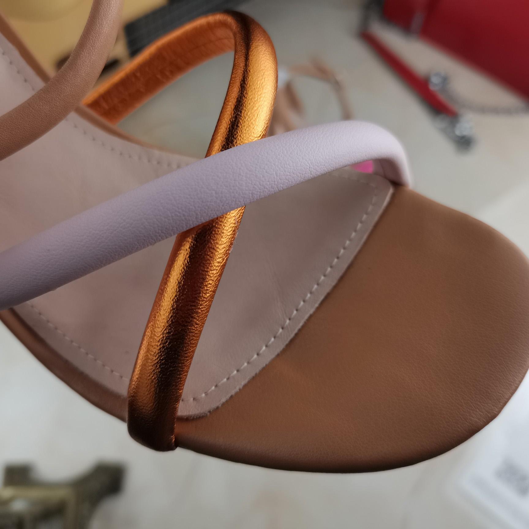 Fendi Women's Purple First Leather Sandal - FashionPlug