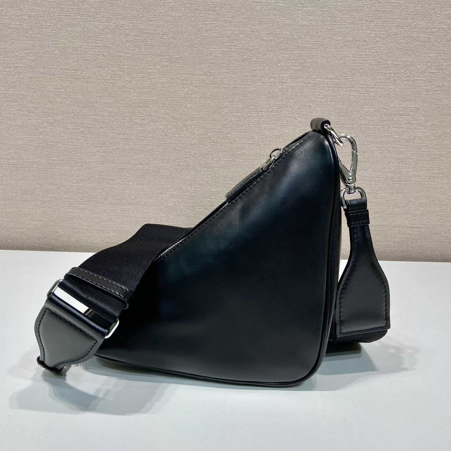 Prada Triangle Leather Bag - FashionPlug