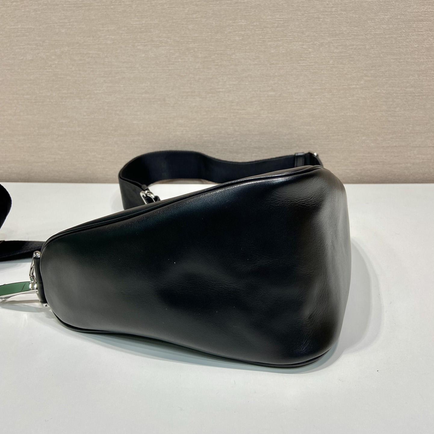 Prada Triangle Leather Bag - FashionPlug
