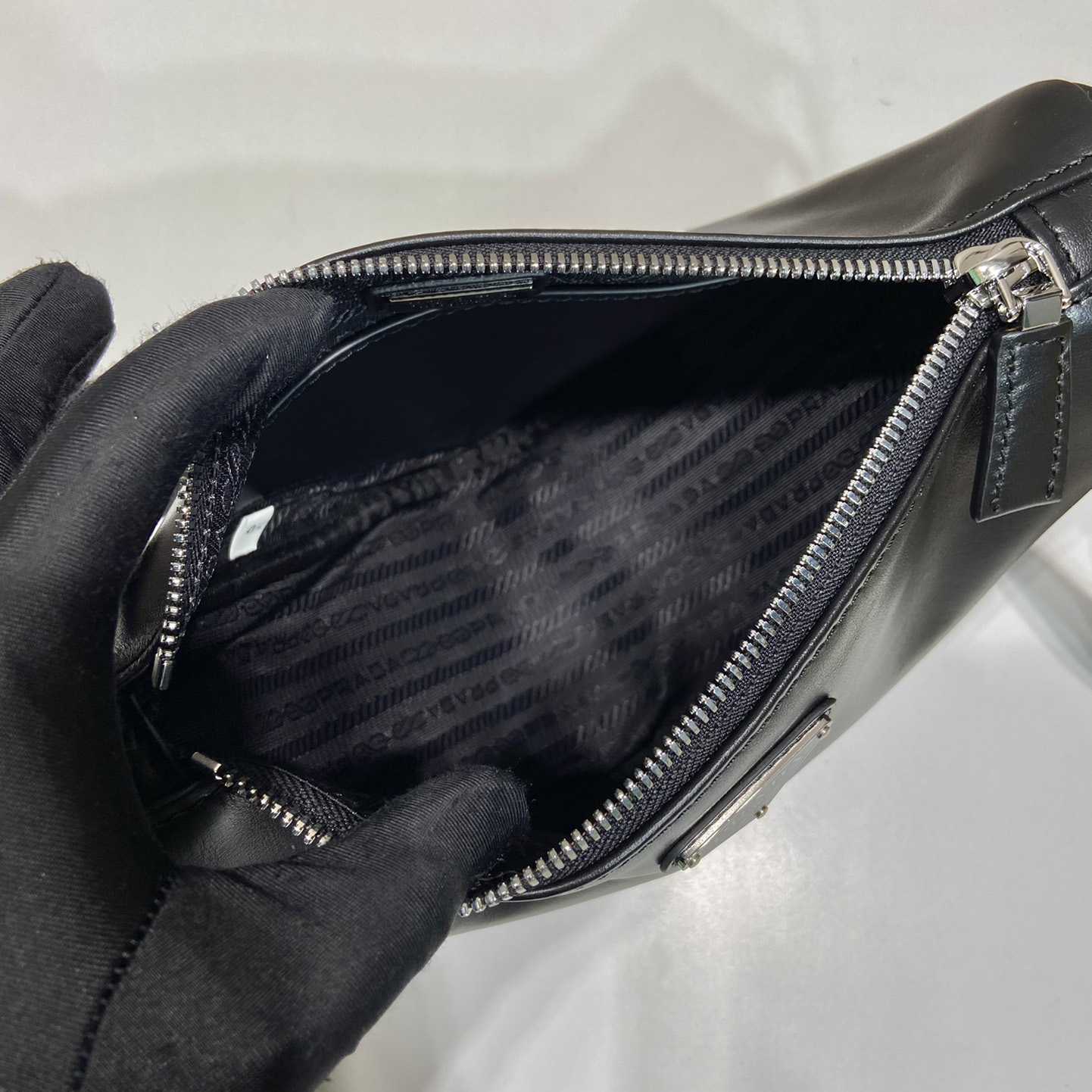 Prada Triangle Leather Bag - FashionPlug