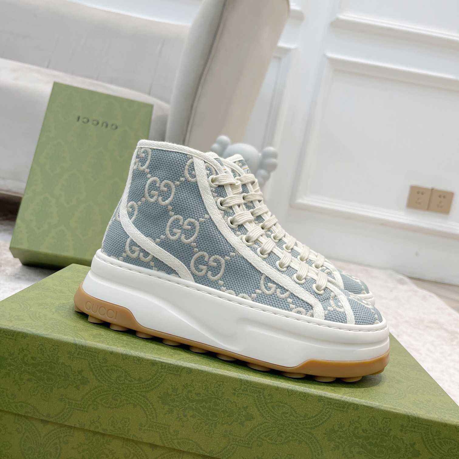 Gucci GG High Top Sneaker - FashionPlug