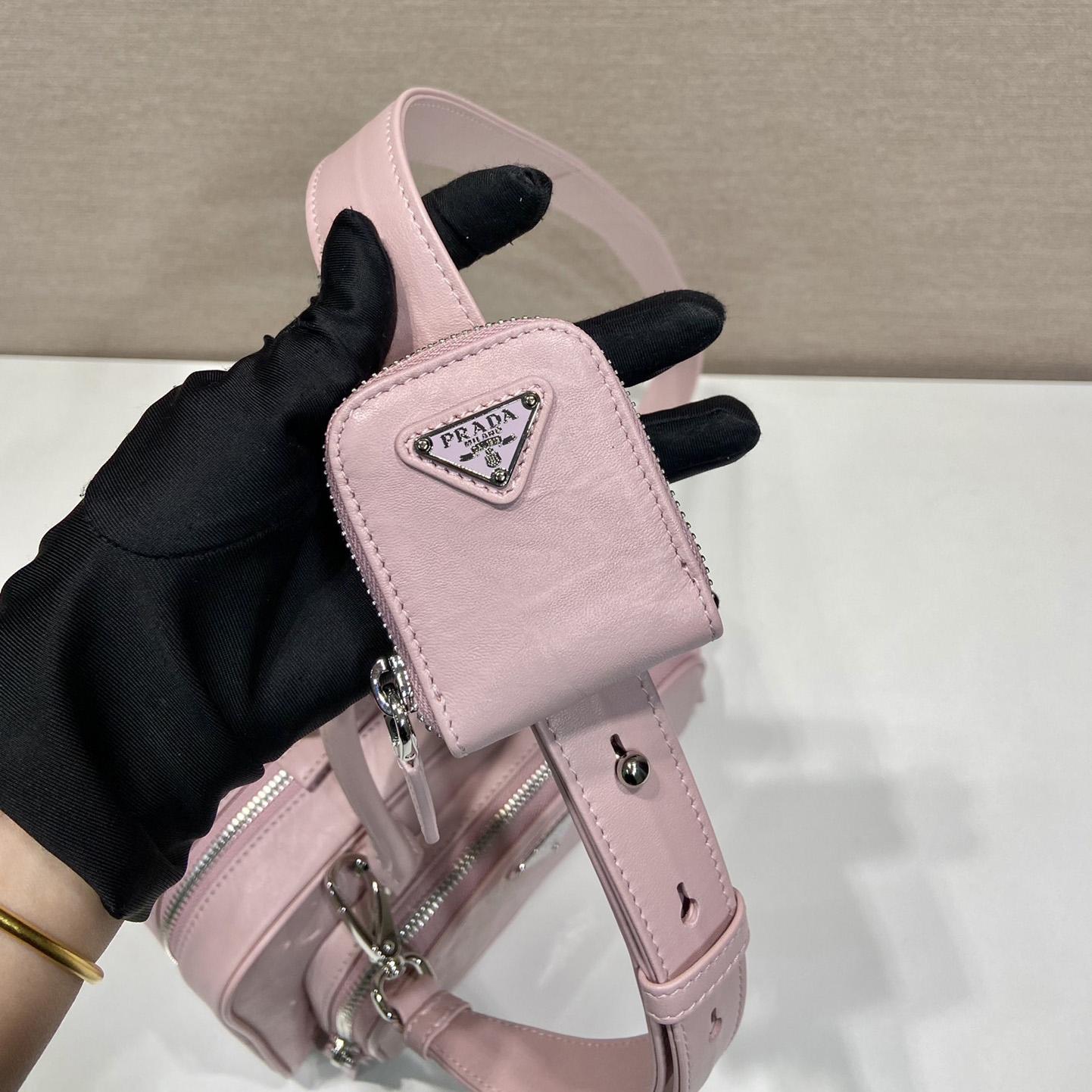 Prada Antique Nappa Leather Multi-pocket Top-handle Bag - FashionPlug