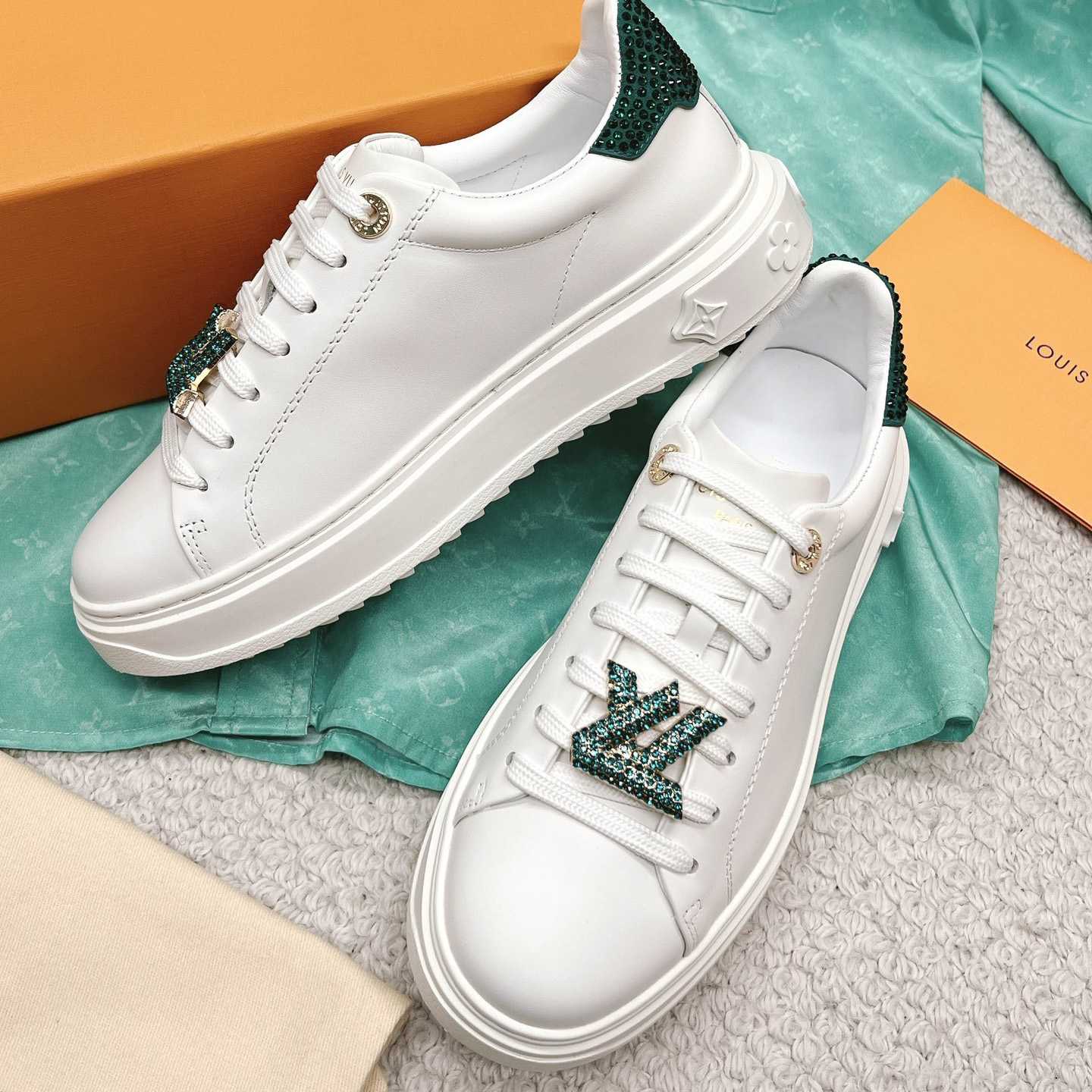 Louis Vuitton Time Out Sneaker (upon uk size)   - FashionPlug