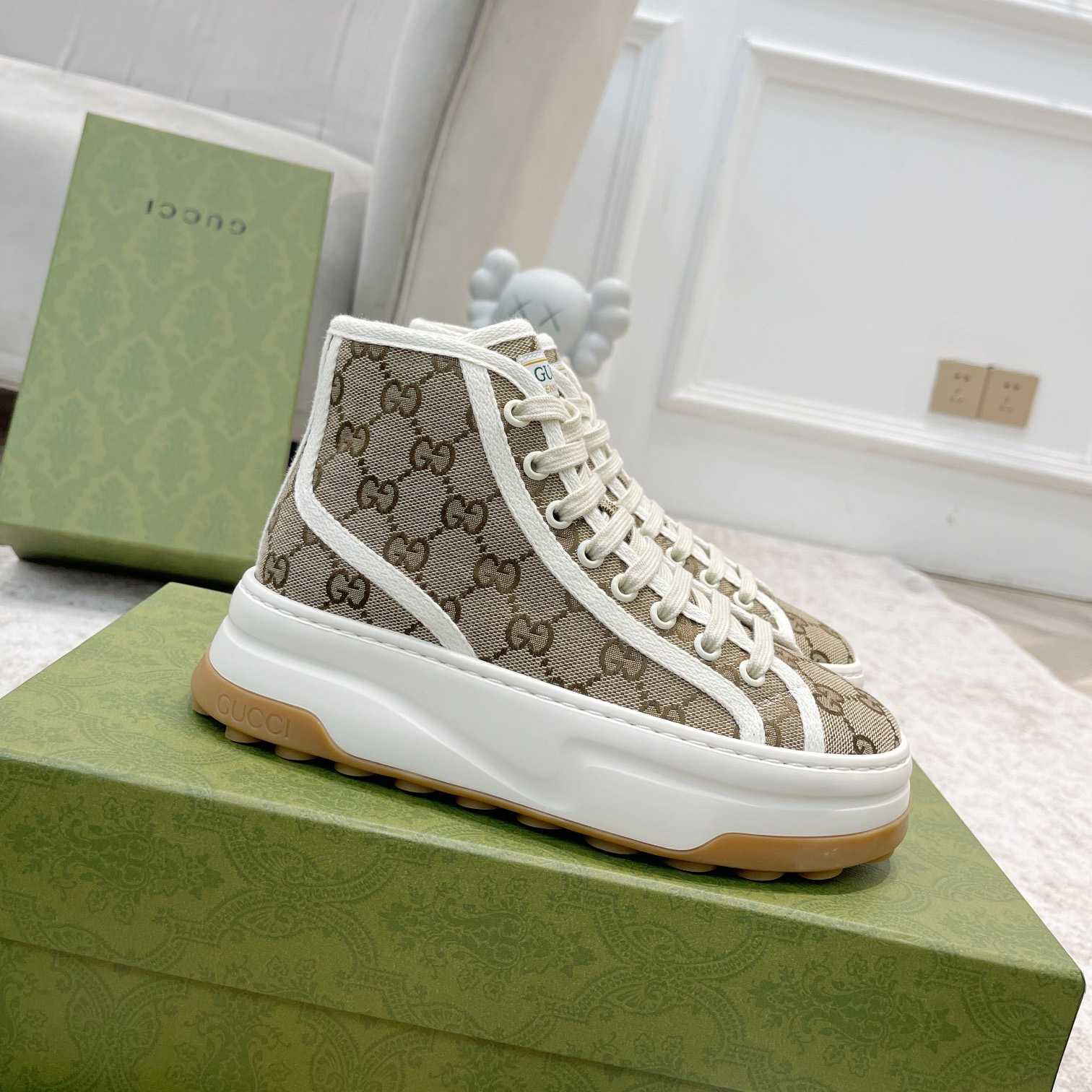 Gucci GG High Top Sneaker - FashionPlug