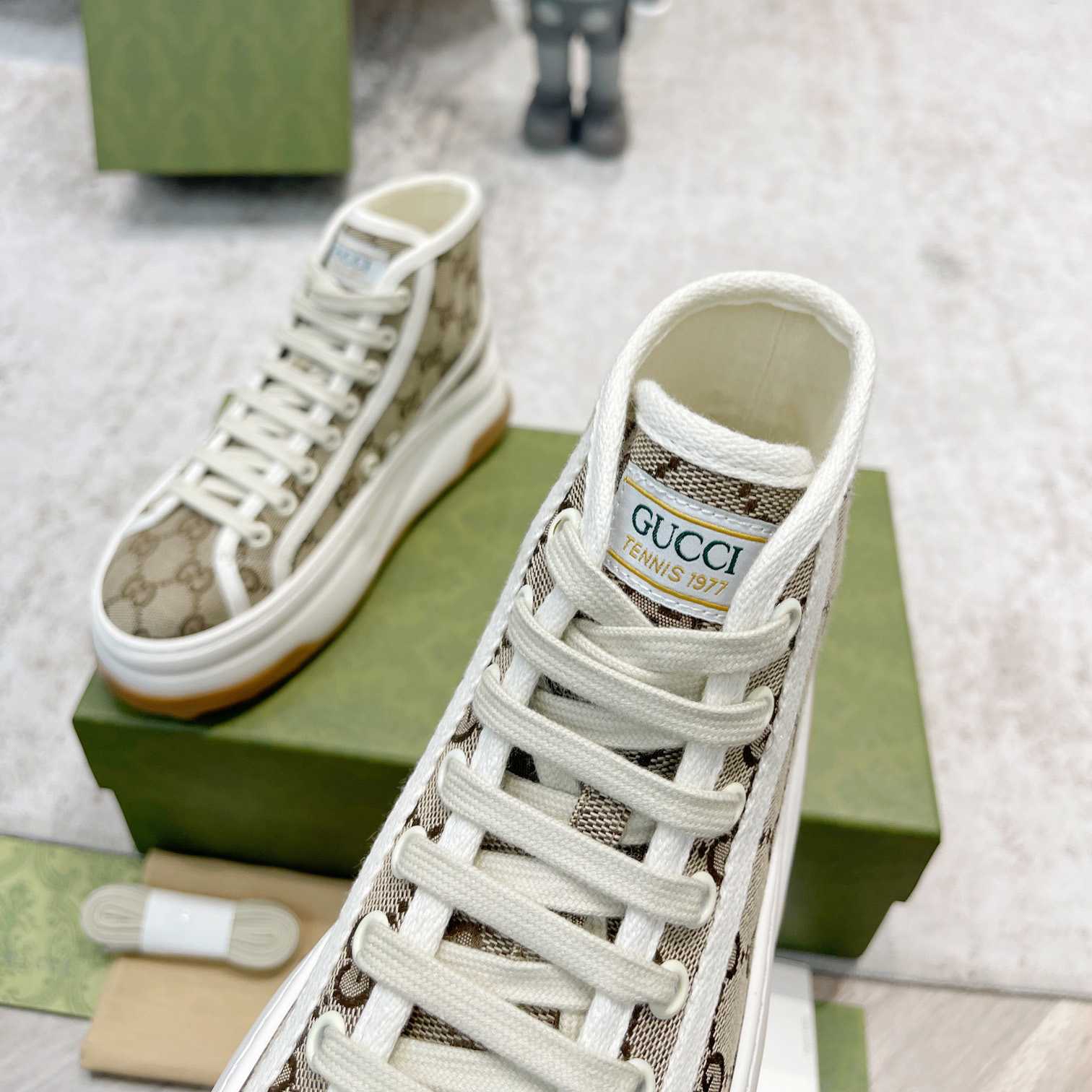 Gucci GG High Top Sneaker - FashionPlug