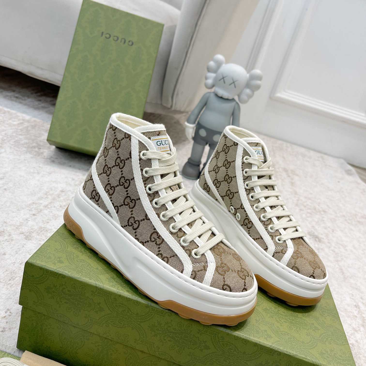 Gucci GG High Top Sneaker - FashionPlug