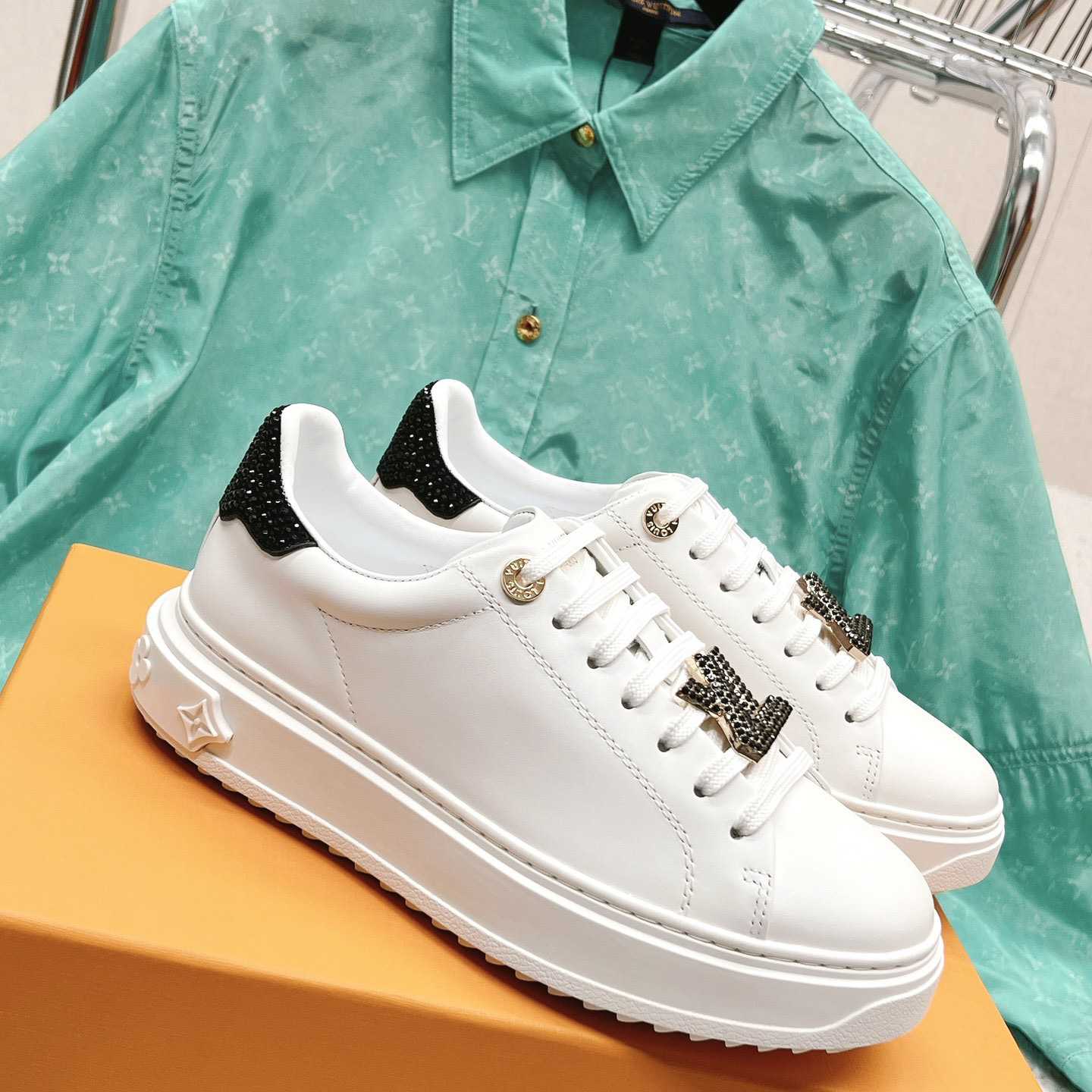 Louis Vuitton Time Out Sneaker (upon uk size)   - FashionPlug