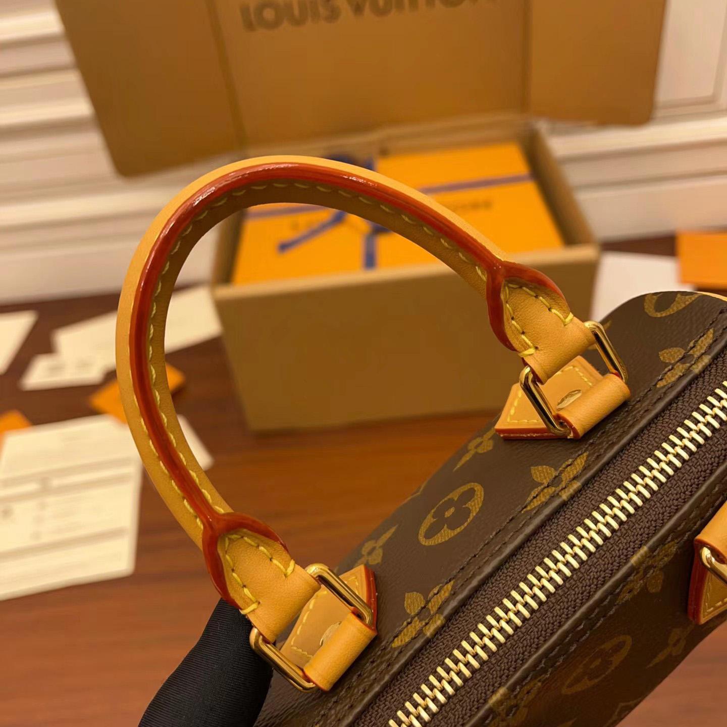 Louis Vuitton Monogram Nano Speedy Bandouliere   M81085 - FashionPlug