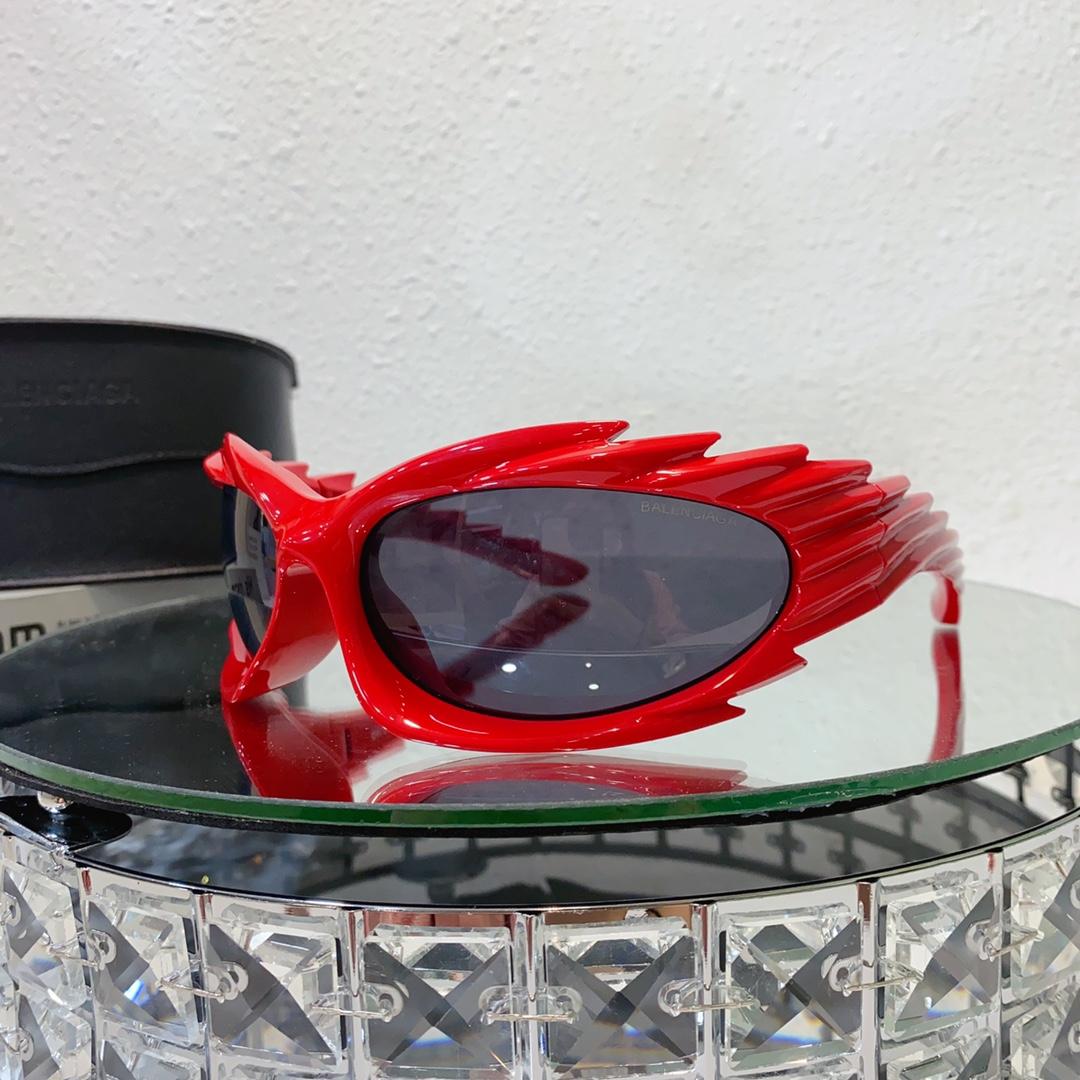 Balenciaga Spike Rectangle Sunglasses   bb0255 - FashionPlug