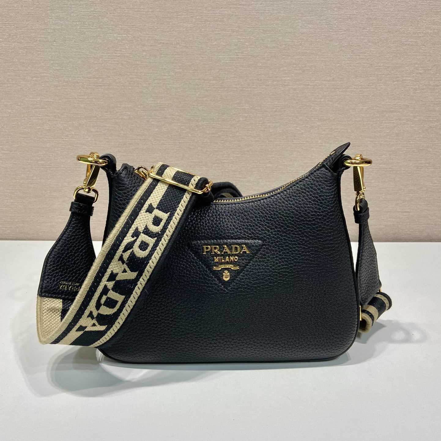 Prada Leather Shoulder Bag - FashionPlug