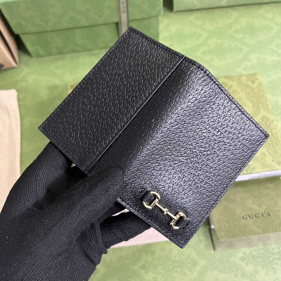 Gucci Card Case With Horsebit - FashionPlug