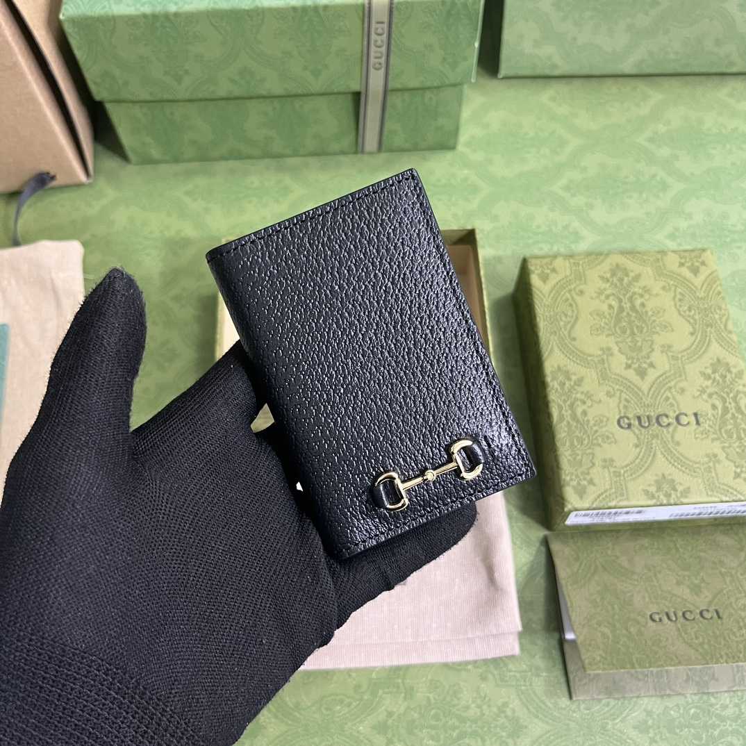 Gucci Card Case With Horsebit - FashionPlug