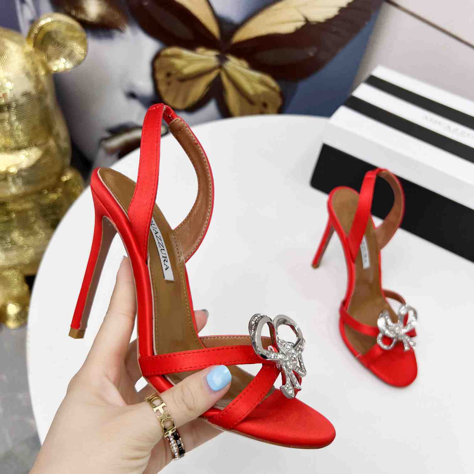 Aquazzura Babe Sandal 105 - FashionPlug