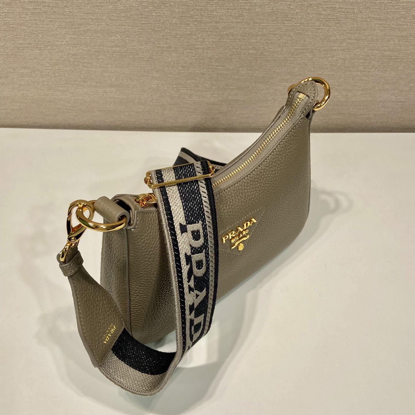 Prada Leather Shoulder Bag - FashionPlug