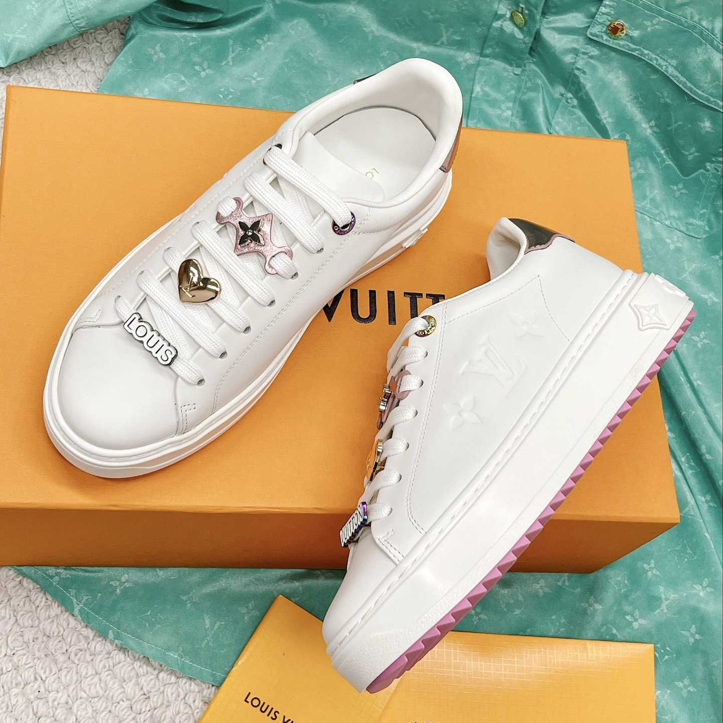 Louis Vuitton Time Out Sneaker (upon uk size)      - FashionPlug