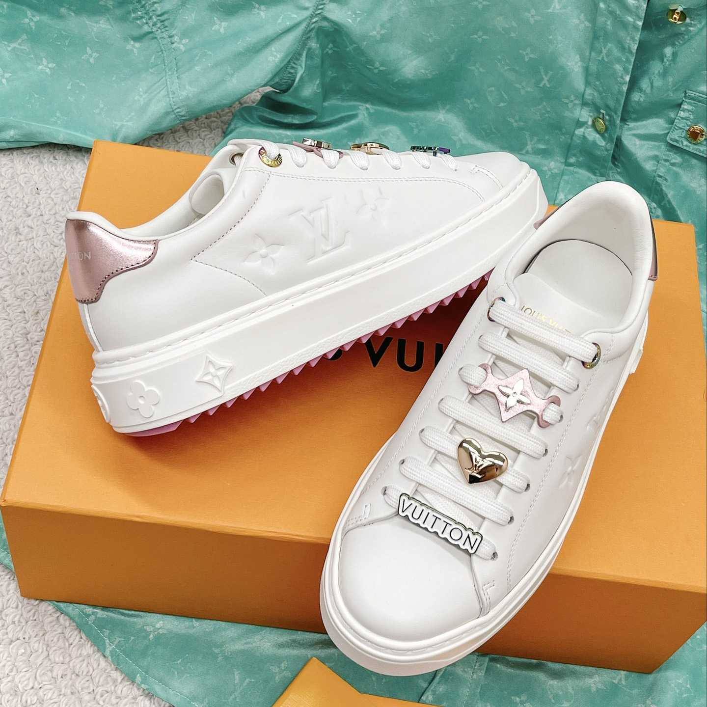 Louis Vuitton Time Out Sneaker (upon uk size)      - FashionPlug