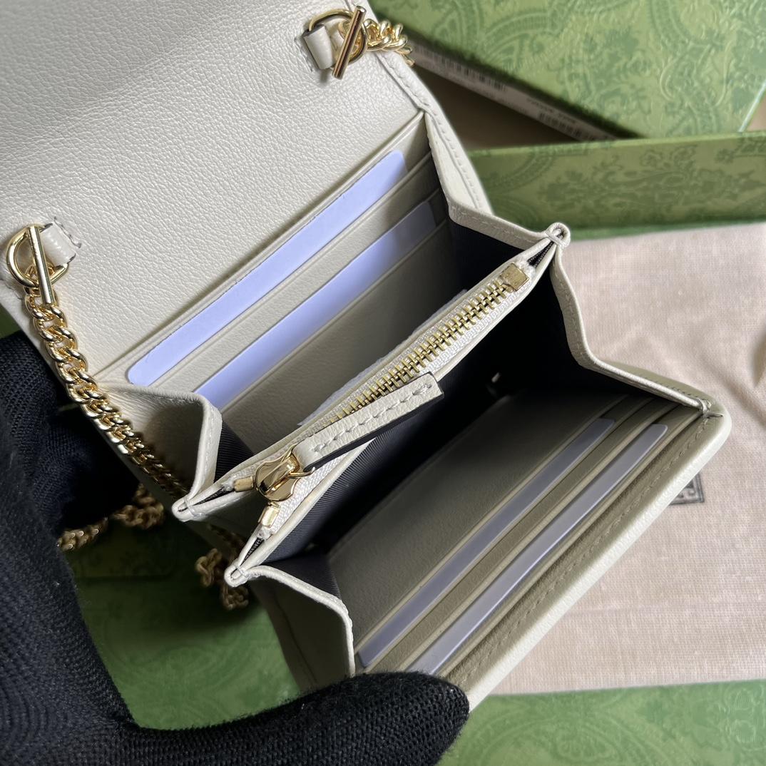 Gucci Blondie Medium Chain Wallet(12.5-11-2.5cm) - FashionPlug