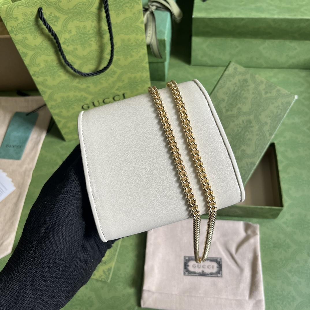 Gucci Blondie Medium Chain Wallet(12.5-11-2.5cm) - FashionPlug