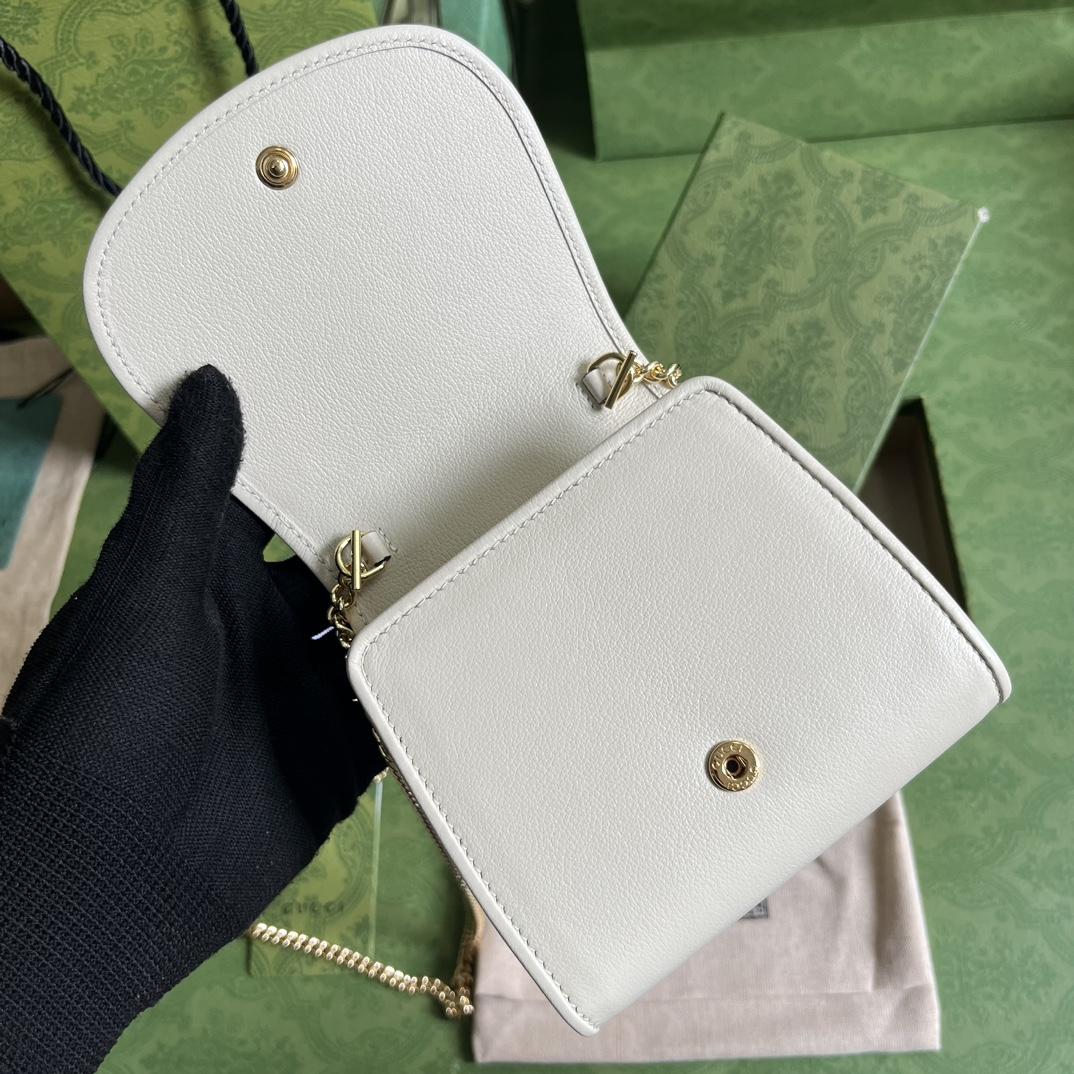 Gucci Blondie Medium Chain Wallet(12.5-11-2.5cm) - FashionPlug