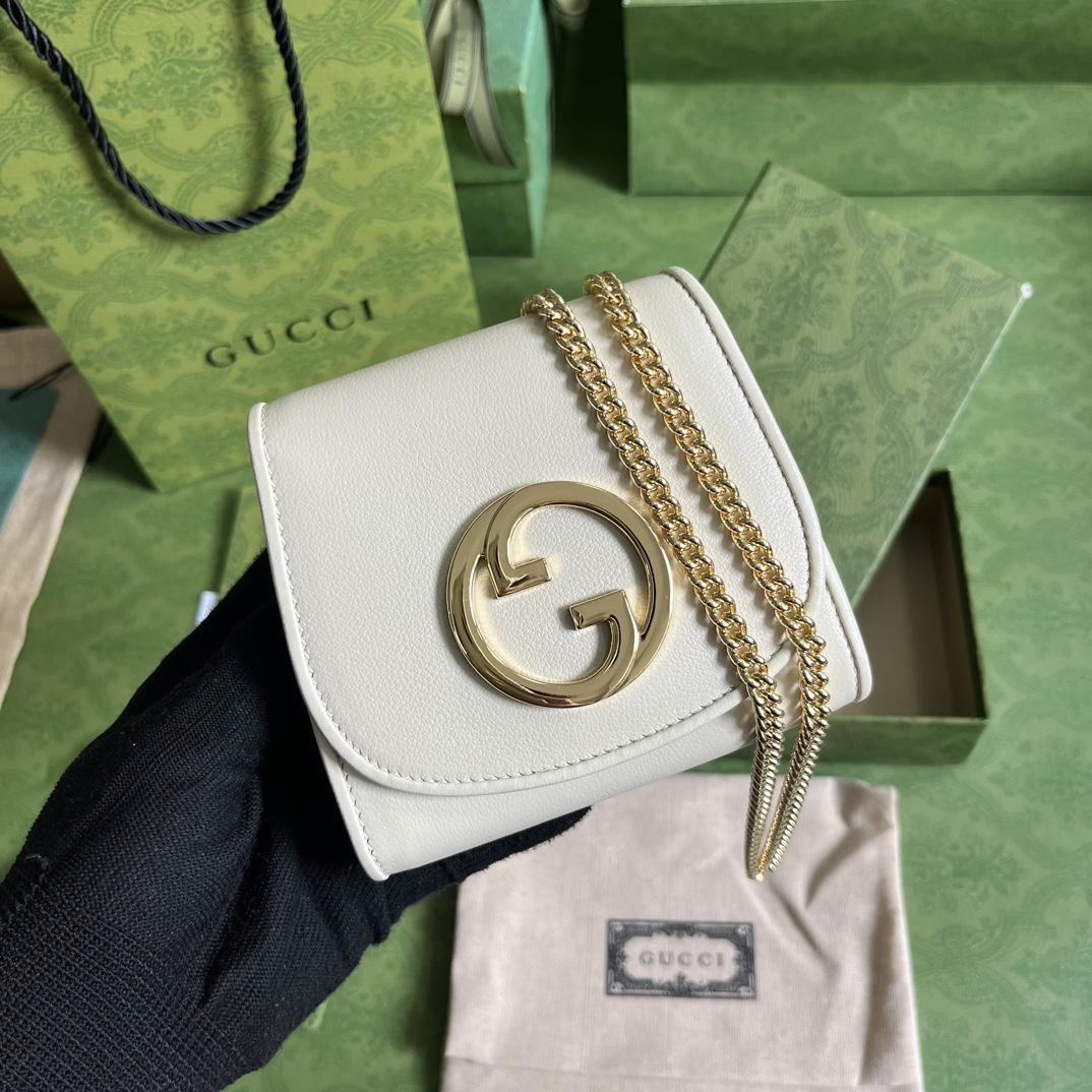 Gucci Blondie Medium Chain Wallet(12.5-11-2.5cm) - FashionPlug