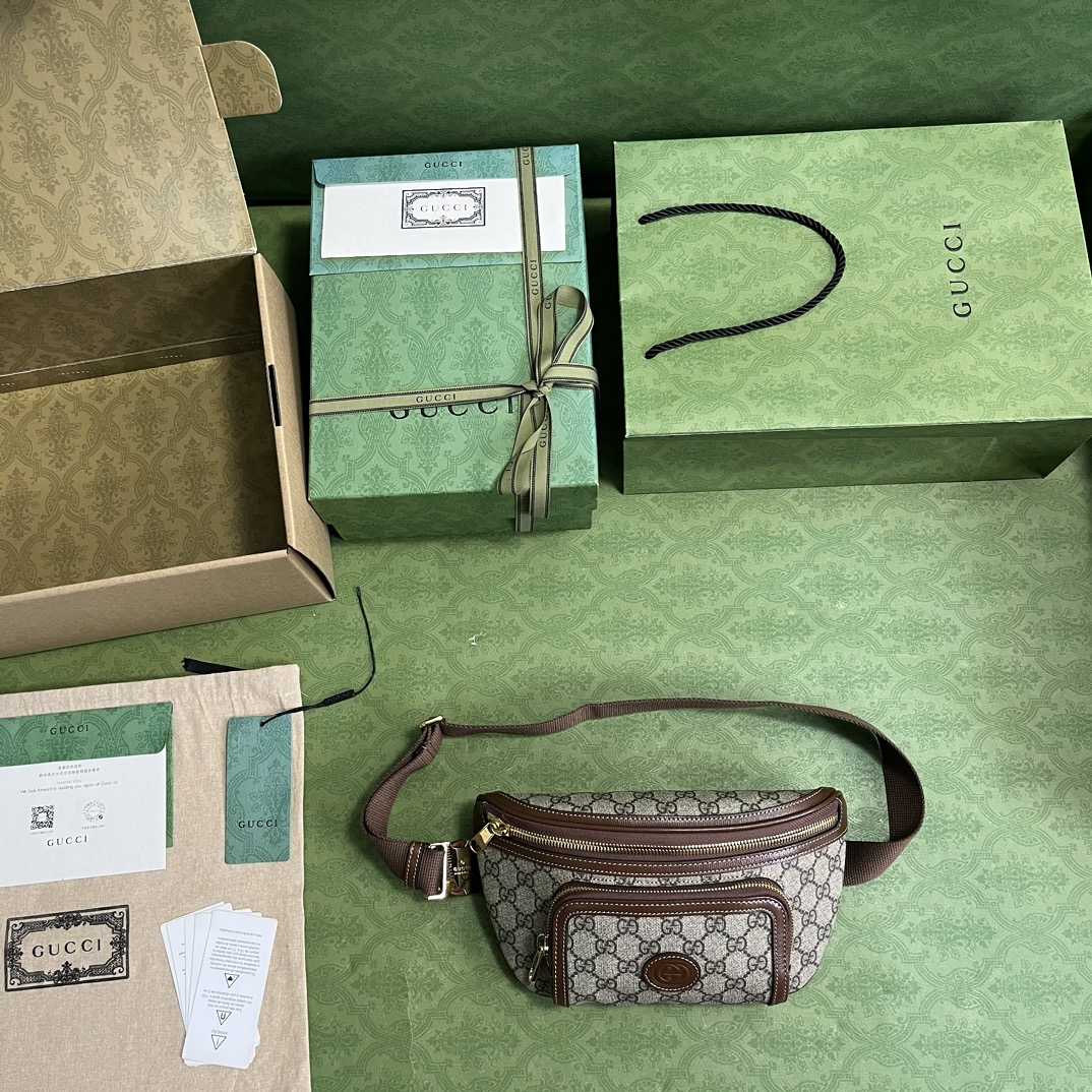 Gucci GG Large Belt Bag  (22-15-4cm) - FashionPlug
