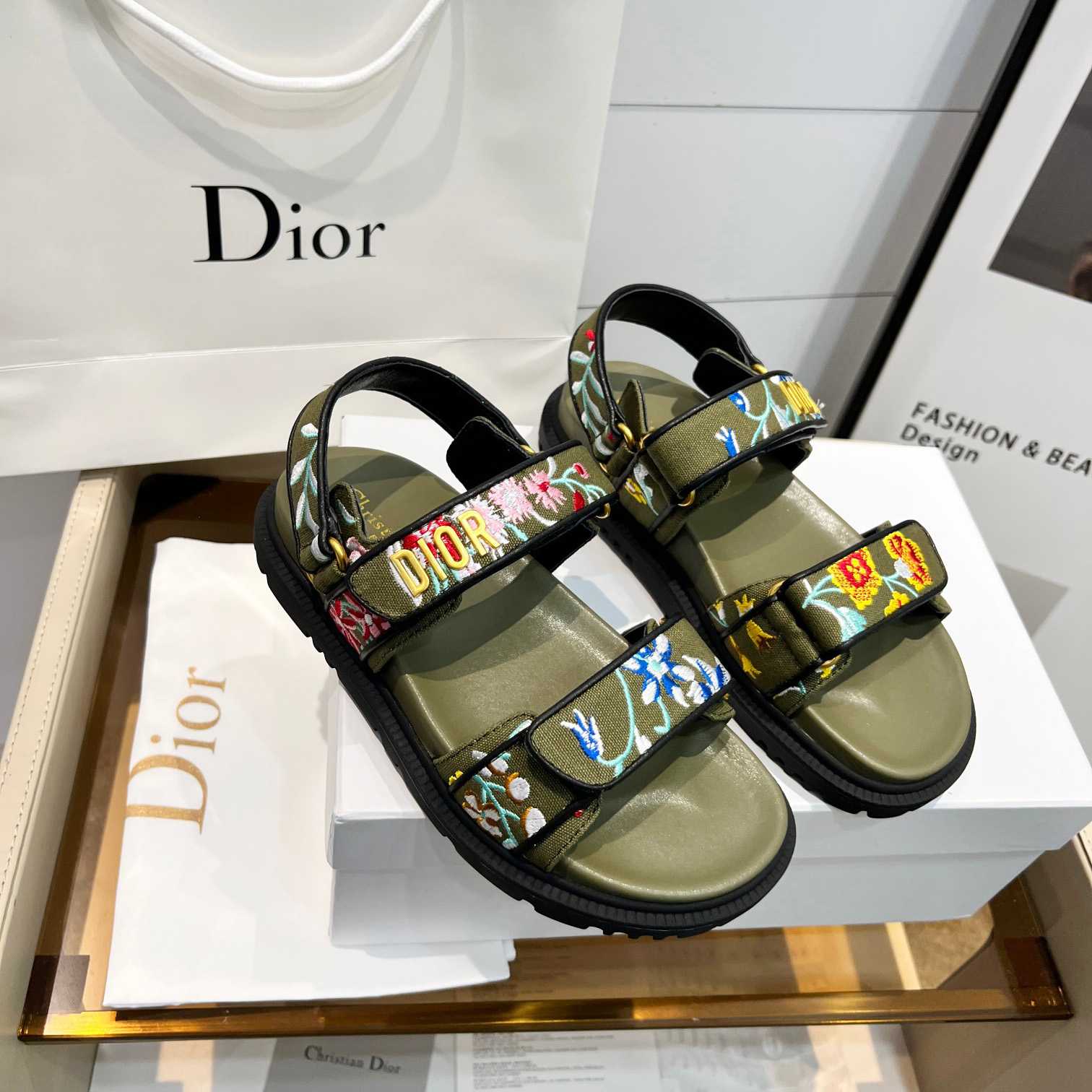 Dior Dioract Sandal - FashionPlug