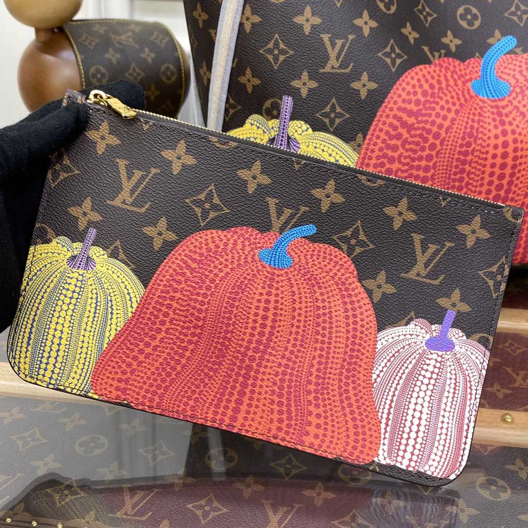 Louis Vuitton LV x YK Neverfull MM(31*28*14cmcm) M46468 - FashionPlug