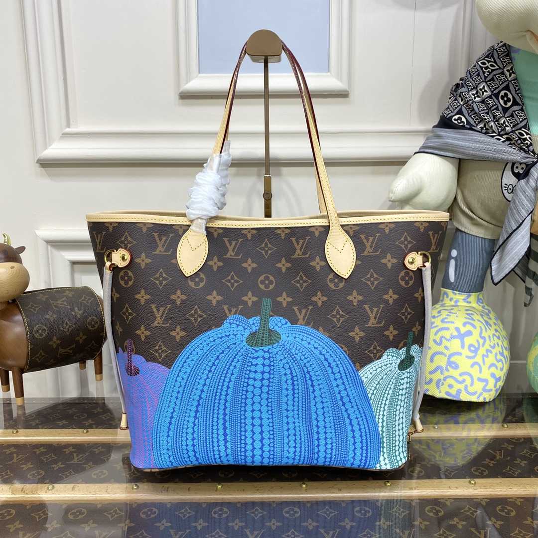 Louis Vuitton LV x YK Neverfull MM(31*28*14cmcm) M46468 - FashionPlug