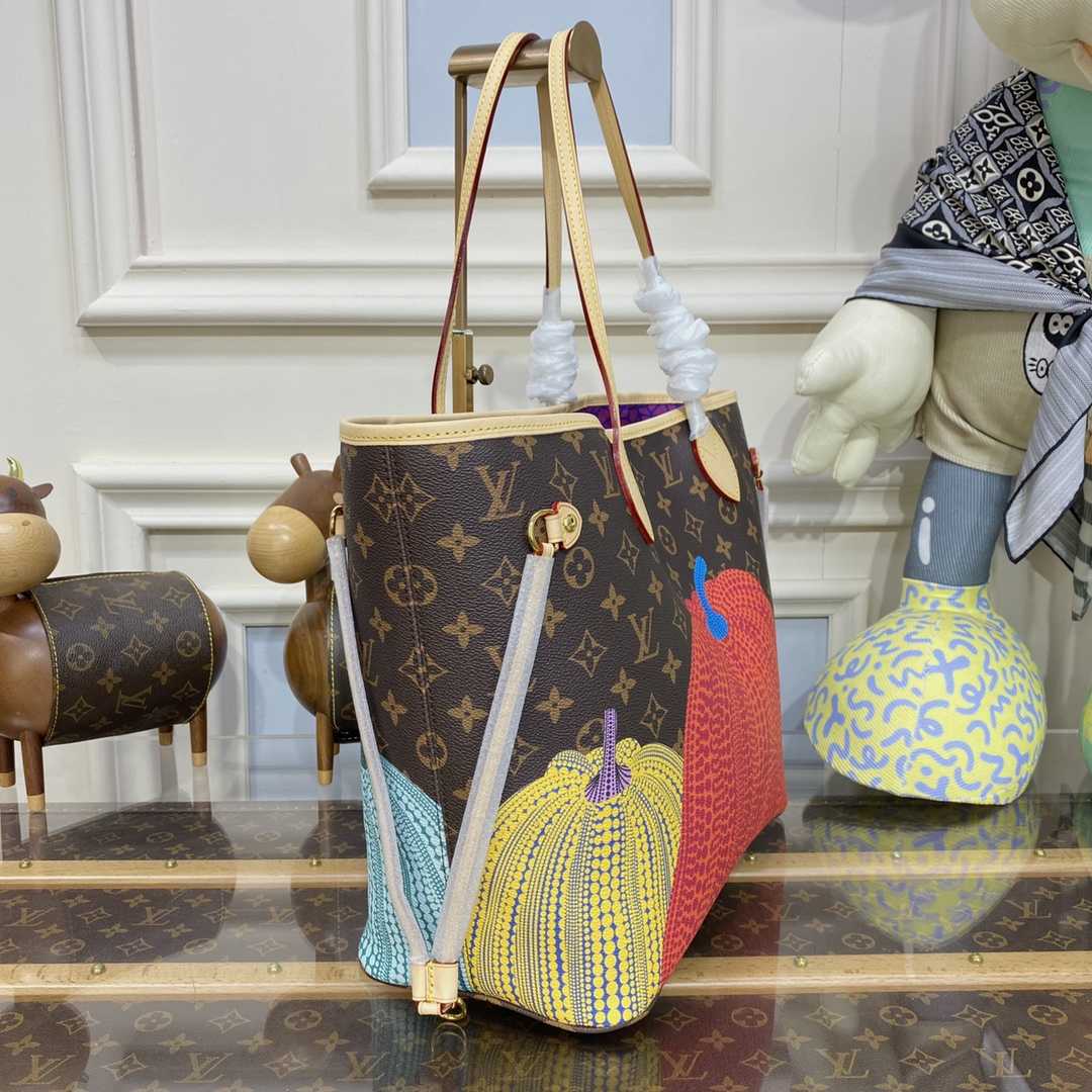 Louis Vuitton LV x YK Neverfull MM(31*28*14cmcm) M46468 - FashionPlug