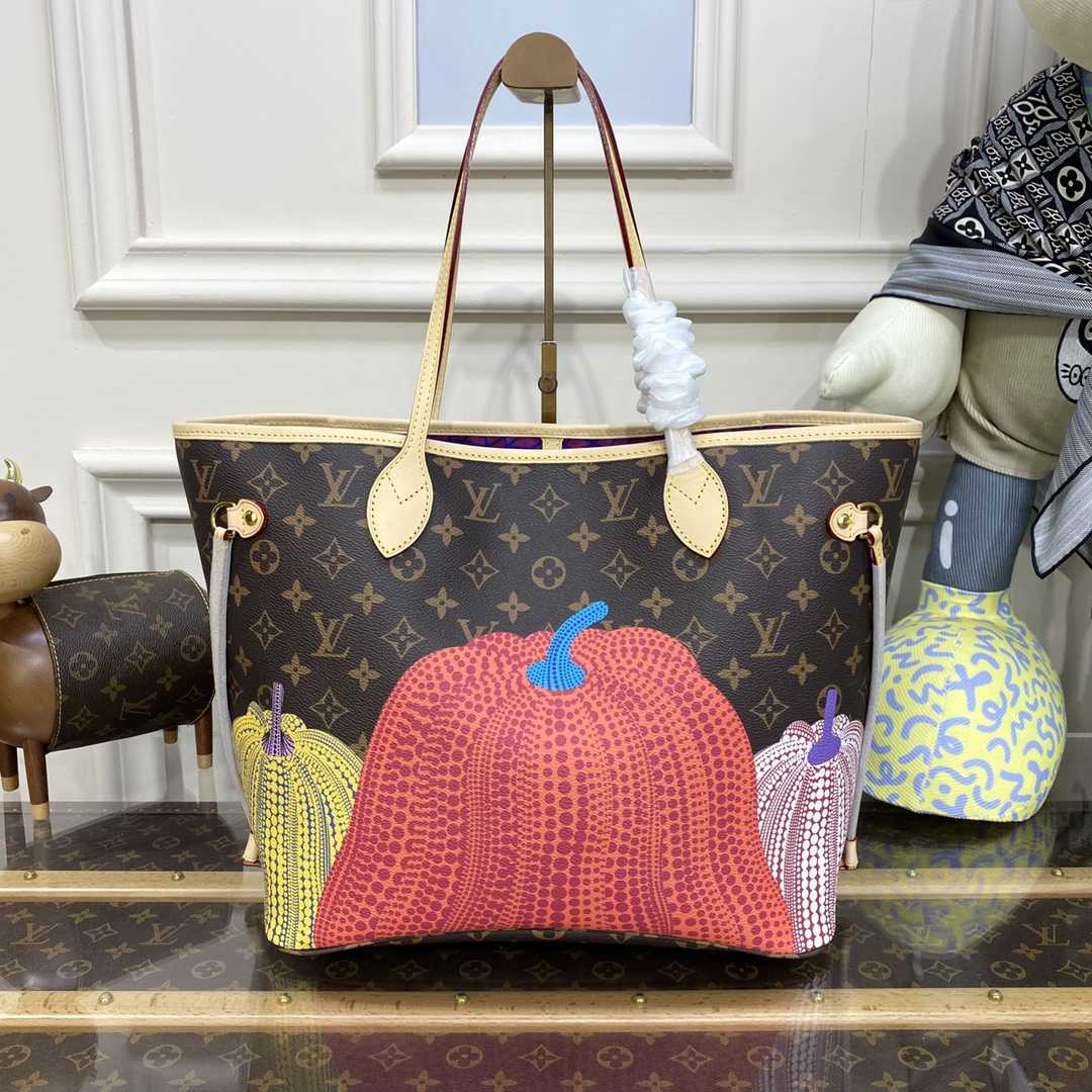 Louis Vuitton LV x YK Neverfull MM(31*28*14cmcm) M46468 - FashionPlug