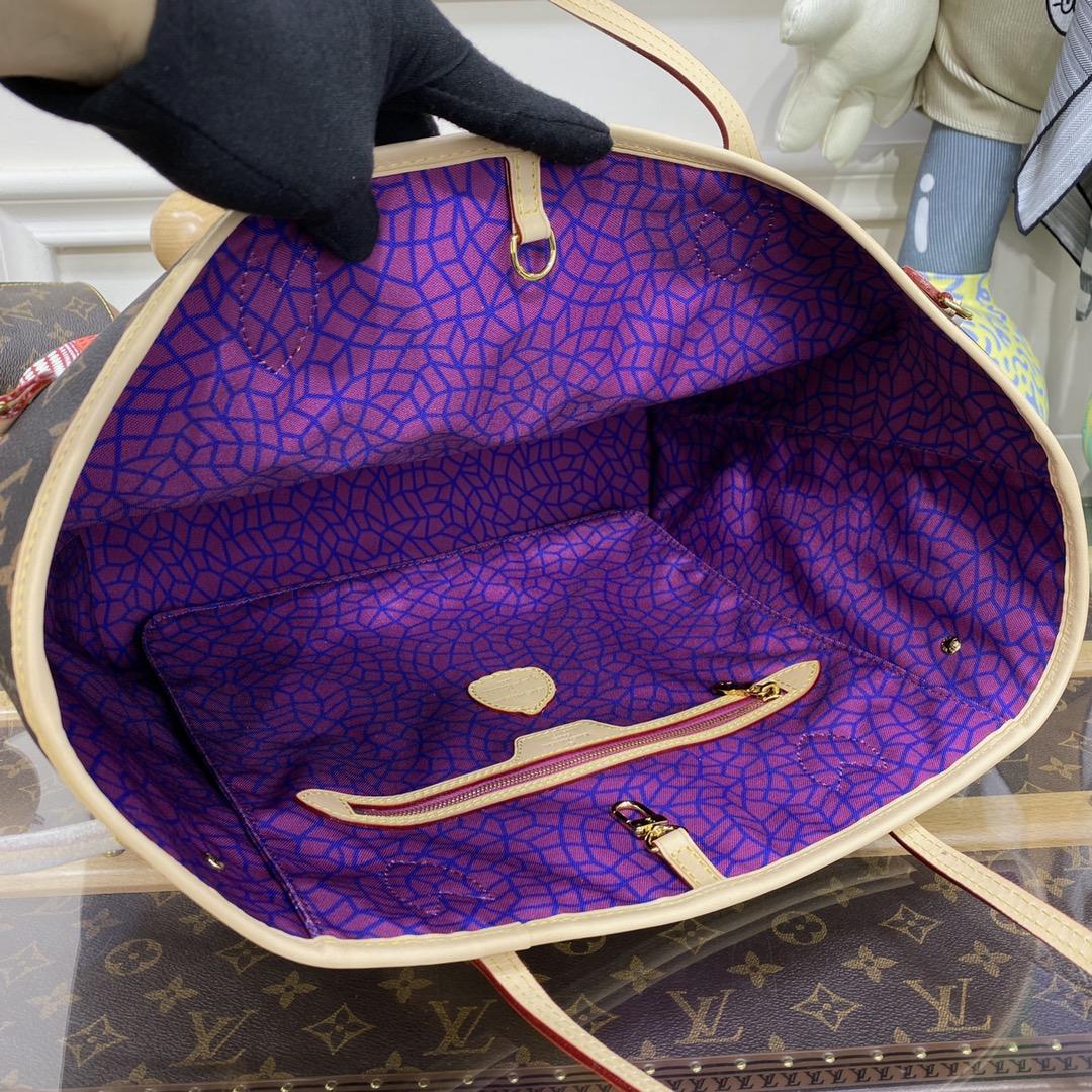 Louis Vuitton LV x YK Neverfull MM(31*28*14cmcm) M46468 - FashionPlug