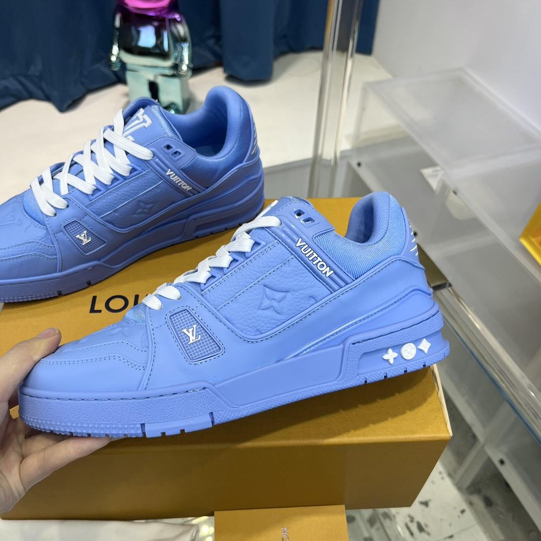 Louis Vuitton Trainer Sneaker (Upon UK Size) - FashionPlug