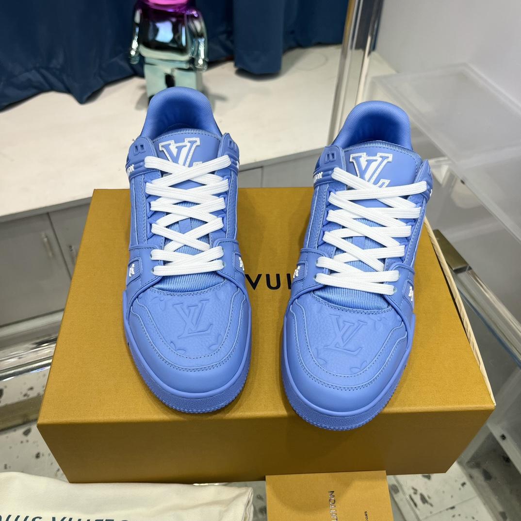 Louis Vuitton Trainer Sneaker (Upon UK Size) - FashionPlug