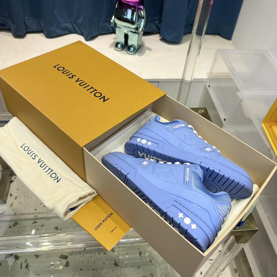 Louis Vuitton Trainer Sneaker (Upon UK Size) - FashionPlug